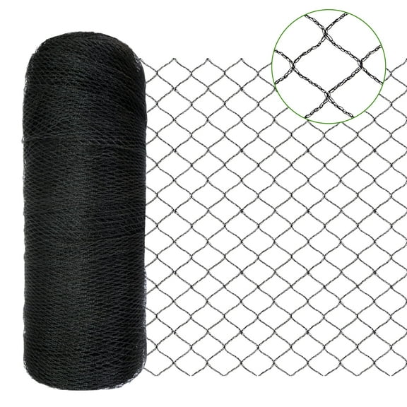 10x10FT Bird Netting for Garden Woven Mesh Garden Netting for Plants, Vegetable, Fruit Trees, Blueberry Bushes, Strawberries Against Birds, Deer, Squirrels and Other Animals