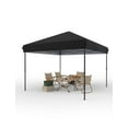 thumbnail image 1 of 10x10FTUp& UV Resistant Commercial InstantFairTentEvents Instant Shelter for Farmer Patio, Black, 1 of 7