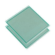 10x10cm Single Sided Universal Printed Circuit Board Green Thickness 1.6mm 2pcs