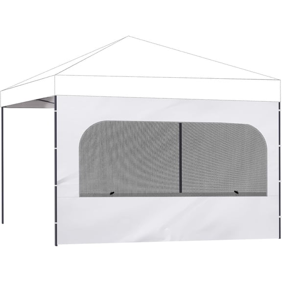10x10ft Canopy Sidewall 1 PC Wall Panel Replacement with Mesh Window for Pop Up Canopy Tent Outdoor Gazebo Patio Event Camping Beach Party (Sidwalls Only)