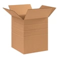 thumbnail image 1 of - 10x10x12 Pack of 50 Corrugated Cardboard Packing Shipping Mailing Moving Carton Boxes, 1 of 4