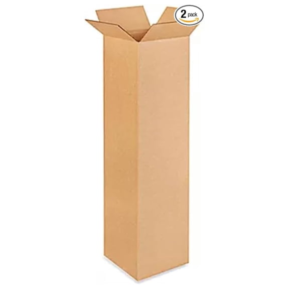 10x10x36 Long Shipping and Packing Box - (2 Pack)