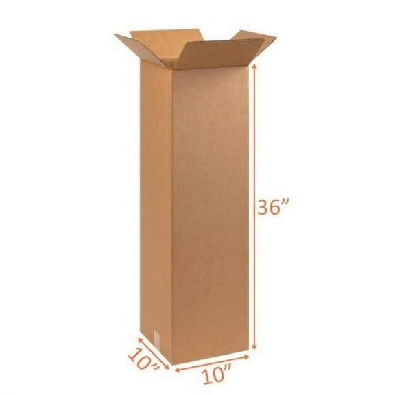 10x10x36 Shipping and Packing Box (2 Pack)