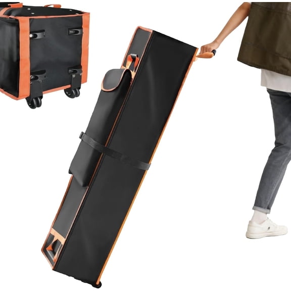 10x10x62 Inch Tent Bag Replacement Part, Made with 800D Oxford Fabric, Features Handles & Roller Wheels for Easy Transport, Durable Canopy Carrying Bag Designed for 10x10 Pop-Up Tents