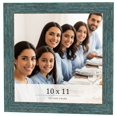 thumbnail image 1 of 10x11 Frame Blue Rustic Barnwood Solid Wood Picture Frame Width 1.25 Inches | Interior Depth 0.5, 1 of 8