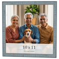 thumbnail image 1 of 10x11 Frame Blue Scuffed Farm Board Solid Wood Picture Frame Width 0.75 Inches | Interior Depth 0.5, 1 of 8