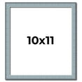 thumbnail image 1 of 10x11 Frame Blue Scuffed Farm Board Solid Wood Picture Frame Width 0.75 Inches | Interior Depth 0.5, 1 of 8
