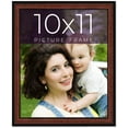 thumbnail image 1 of 10x11 Frame Executive Brown Round Mahogany Finish Solid Wood Picture Frame | 1.25 Inch Moulding, 1 of 8