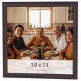 thumbnail image 1 of 10x11 Rustic Brown Real Wood Picture Frame Width 0.75 inches | Interior Frame Depth 0.5 inches |, 1 of 8
