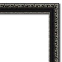 10x12 Antique Black Picture Frame - UV Acrylic, Foam Board Backing, Hanging Hardware