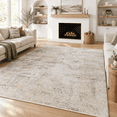 10x12 Beige Grey Abstract Area Rug - Walmart.com