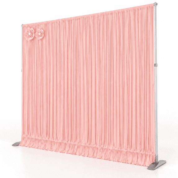 Drop Sept 10x12 Blush Pinkdrop Curtafor Wedding Party Wrinkle Freedrops Curtain ...