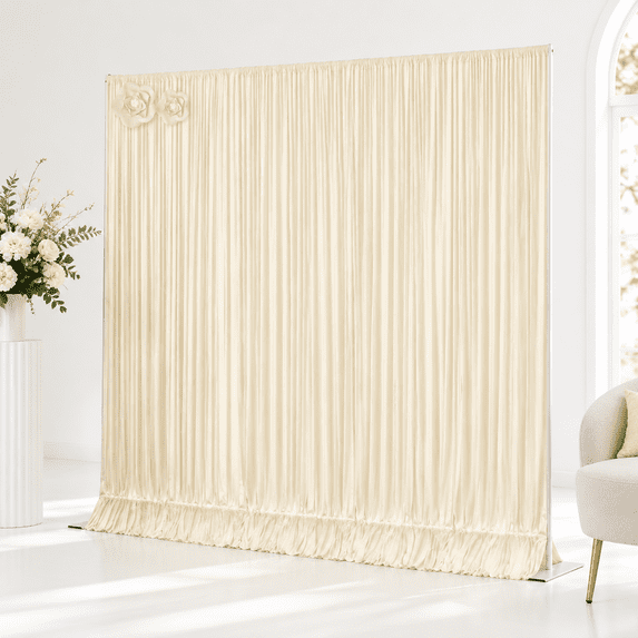 Drop Sept 10x12 Champagnedrop Curtafor Wedding Party Wrinkle Freedrops Curtain ...