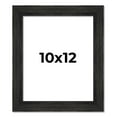 thumbnail image 1 of 10x12 Distressed/Aged Black Complete Wood Picture Frame with UV Acrylic, Foam Board Backing, & Hardware, 1 of 8
