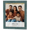 thumbnail image 1 of 10x12 Frame Blue Rustic Barnwood Solid Wood Picture Frame Width 1.25 Inches | Interior Depth 0.5, 1 of 8