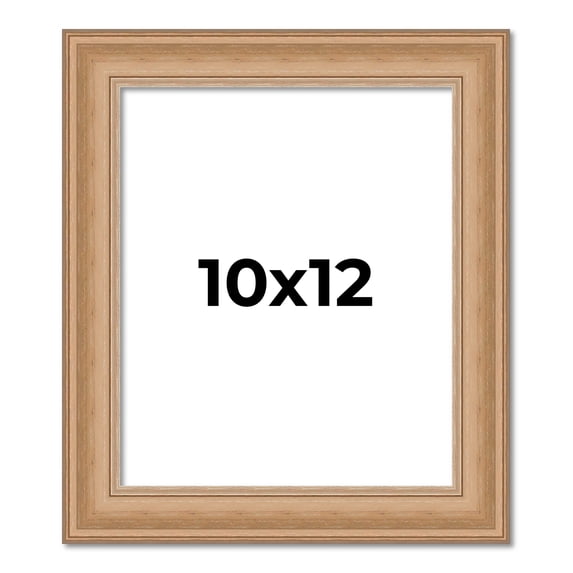 10x12 Frame Charleston Honey Brown Solid Wood Picture Frame Width 1.75 Inches | Interior Depth 0.5