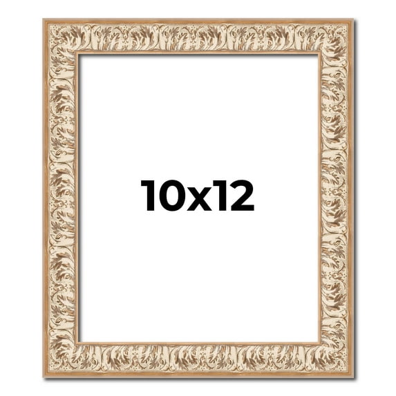 10x12 Frame White Real Wood Picture Frame Width 1.5 inches | Interior Frame Depth 0.5 inches |