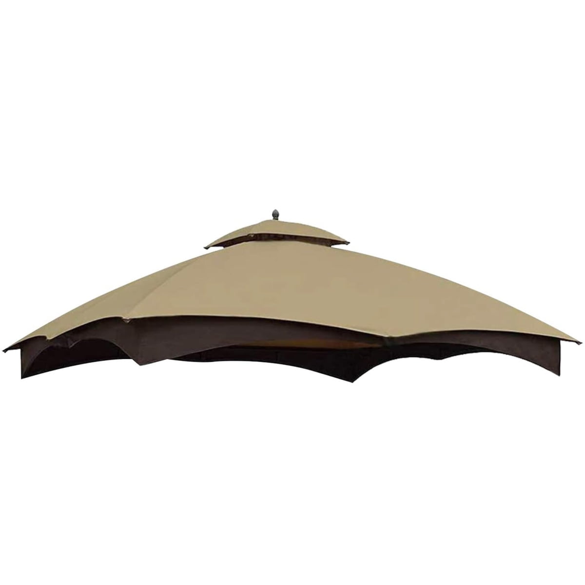 10x12 Replacement Gazebo Canopy Top with Air Vent for Lowe's Allen Roth Gazebo Beige