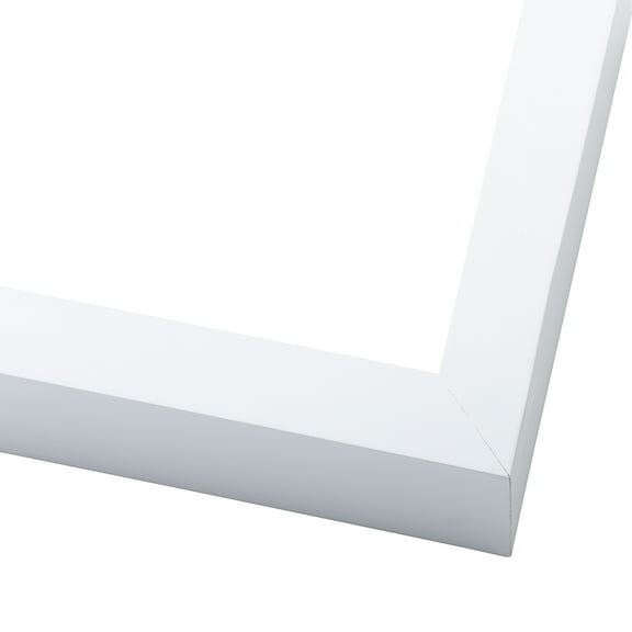 10x12 Shadow Box 1.75" Deep White Picture Frame - UV Acrylic, Backing, Hanging Hardware