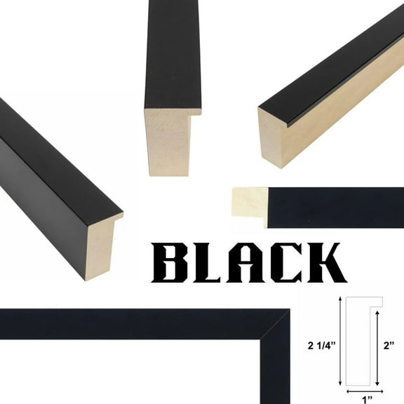 Deep Black 10x12 Shadow Box Frame | Picture Frame 10 x 12 Display Case