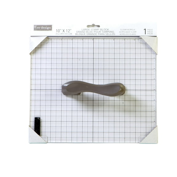 10x12 Stamp Acrylic Block