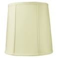 thumbnail image 1 of 10x12x12" SLIP UNO FITTER Egg Shell Shantung Drum Lampshade, 1 of 8