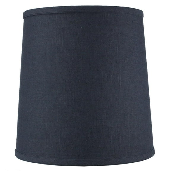 10x12x12" SLIP UNO FITTER Textured Slate Blue Drum Linen Shade