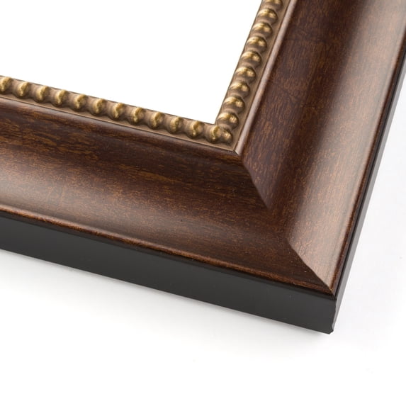 10x13 2.25" 'Impressions' Dark Wood - Bead Lip Frame - Great for Posters, Photos, Art Prints,