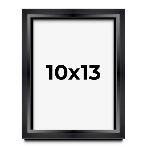 10x13 Black Shadowbox Frame - Interior Size 10x13 by 1.5 Inches - Made to Display Items Up To 1.5 Inches Deep