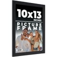 thumbnail image 1 of 10x13 Frame Black Real Wood Picture Frame Width 0.75 inches | Interior Frame Depth 0.5 inches |, 1 of 8