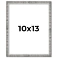 thumbnail image 1 of 10x13 Frame Silver Grey Distressed Solid Wood Picture Frame | 0.75 Inch Moulding Width | Interior, 1 of 8