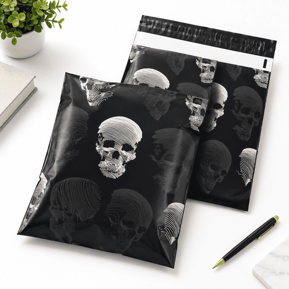 10x13 Inch Poly Mailers Printed 100 Pack Ssealing