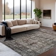thumbnail image 1 of 10x13 Large Dining Room Rug Oriental Floral Non-Shedding Low Pile Stain-Resistant Traditional Indoor Mat for Living Room Office Red Green, 1 of 7