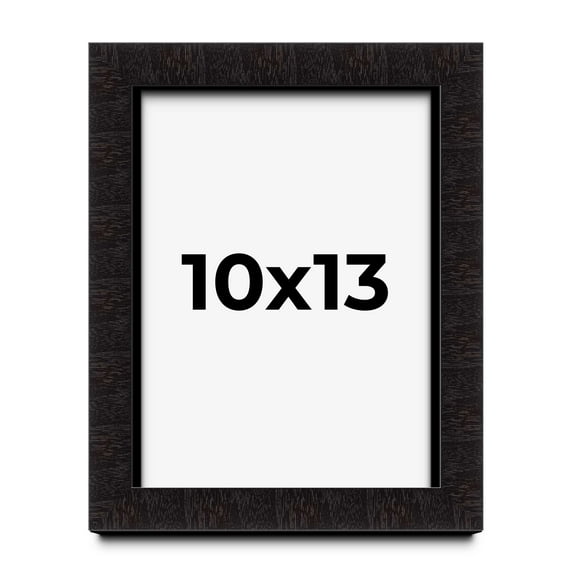 10x13 Shadow Box Black Solid Wood Display Picture Frame | 1 Inch Rabbet Depth | | 1.375 Inch