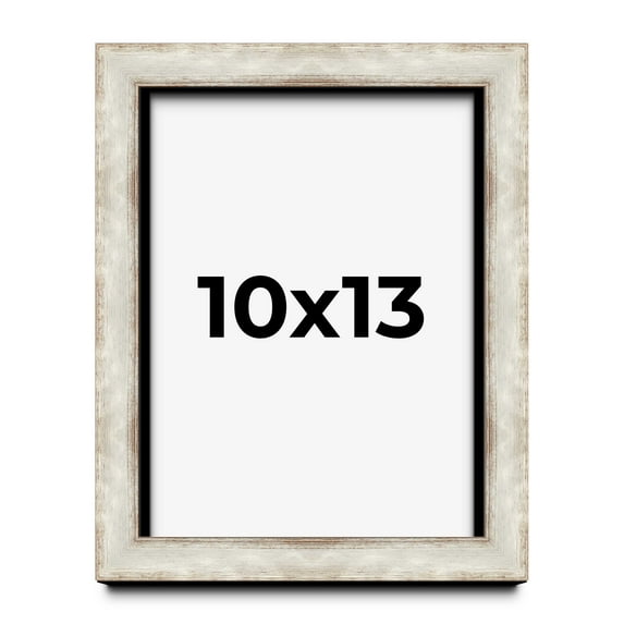 10x13 Shadow Box Frame Silver | 1.625 Inches Deep Real Wood Contemporary Shadowbox Display Frame |