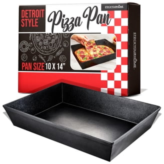 Cast Iron Detroit Pizza Pan - 9x13 Inch Pre-Seasoned Deep Baking Dish for Casserole, Focaccia Cast Iron Detroit Pizza Pan - 9x13 Inch Pre-Seasoned Deep Baking Dish for Casserole, Focaccia