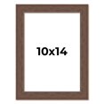 thumbnail image 1 of 10x14 Frame Brown Farmhouse Solid Wood Picture Frame Width 1.5 Inches | Interior Frame Depth 0.5, 1 of 8