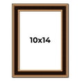 thumbnail image 1 of 10x14 Frame Gold Brown Plein Air Vintage Solid Wood Picture Frame | 1.75 Inches Moulding Width |, 1 of 8