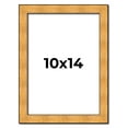 thumbnail image 1 of 10x14 Frame Gold Rustic Solid Wood Picture Frame | 1.25 Inch Wide Moulding | Rustique Gold, 1 of 8