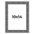 thumbnail image 1 of 10x14 Frame Silver Black Rustic Sonoma Solid Wood Picture Frame | 1.5 Inch Moulding Width |, 1 of 8