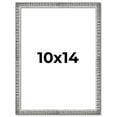 thumbnail image 1 of 10x14 Frame Silver Grey Distressed Solid Wood Picture Frame | 0.75 Inch Moulding Width | Interior, 1 of 8