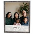 thumbnail image 1 of 10x14 Frame Silver Grey Distressed Solid Wood Picture Frame | 0.75 Inch Moulding Width | Interior, 1 of 8