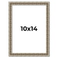 thumbnail image 1 of 10x14 Frame Silver Versailles Ornate Solid Wood Picture Frame | 1 Inch Moulding Width | Interior, 1 of 8