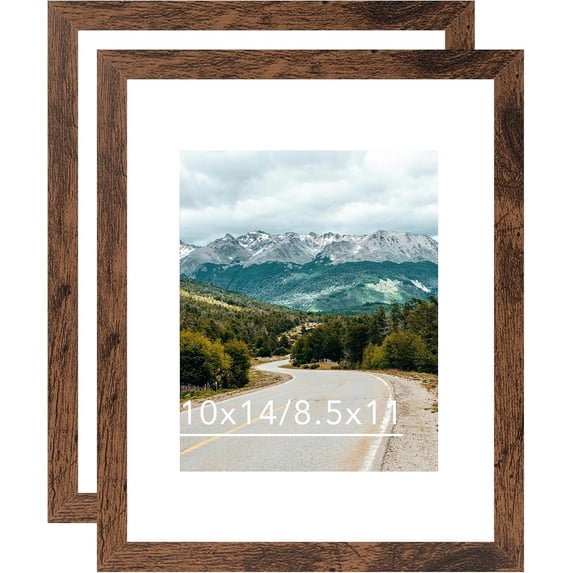 10x14 Picture Frame Deep Brown for 30 x 40cm Diamond Art Painting, Wood ...