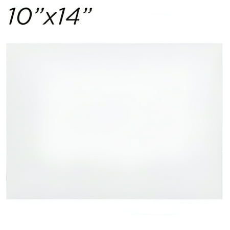Cake S.O.S 10x14 inch Rectangle White Coated Cardboard Cake Board, Greaseproof, (6-pack)