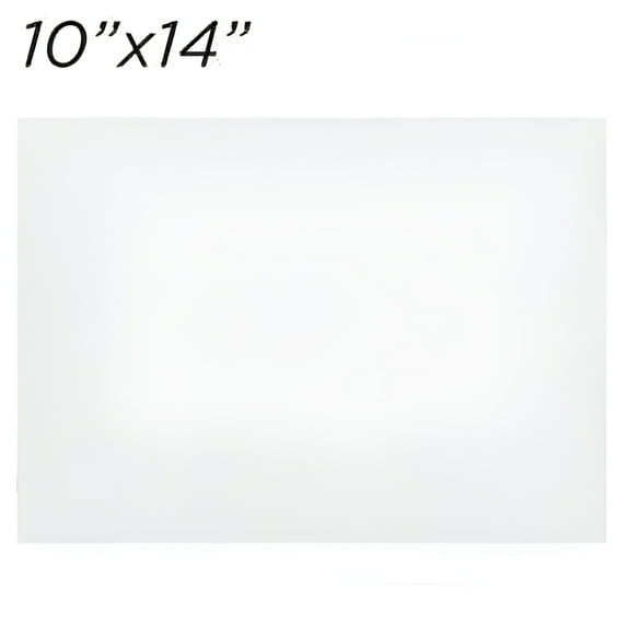 Cake S.O.S 10x14 inch Rectangle White Coated Cardboard Cake Board, Greaseproof, (6-pack)