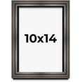 thumbnail image 1 of 10x14 Shadow Box Frame Brown Cherry | 2.625 Inches Deep Pine Wood Traditional Shadowbox Display, 1 of 8
