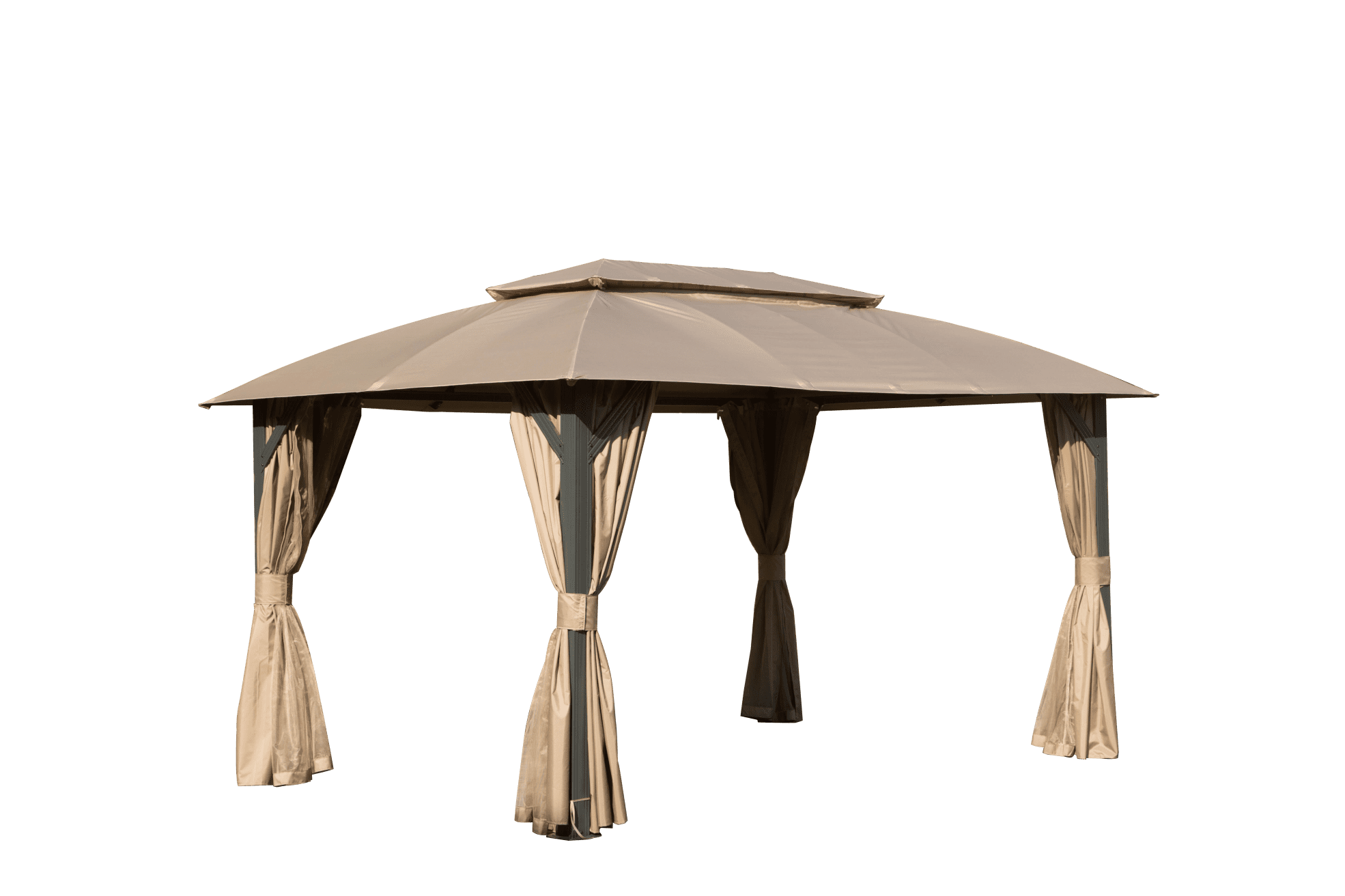 人文 #OUTDOOR Outsunny Pop-up Canopy Party Tent with Mesh Walls Pop Up