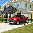 thumbnail image 1 of Heavy-Duty 10x15 ft Carport Garage, All-Weather Protection for RV, Boat, Car & Truck, Portable Shelter with Wind & Rust Resistance, 1 of 5