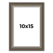 10x15 Frame Brown Solid Wood Picture Frame | 1.75 Inch Moulding Width | Austin Frame Complete with